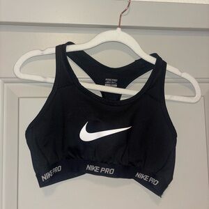 Nike Pro Black Racerback Sports Bra